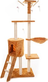 Kaparófa macskáknak Hawaj 138 cm | vörös