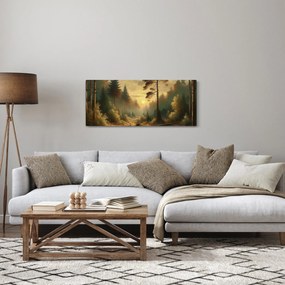 Kép - Napfény az erdőben (120x50 cm)