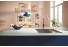 GROHE 30594000 - BLUE PURE Start mosogató csaptelep Ultrasafe szűrőfunkcióval, króm