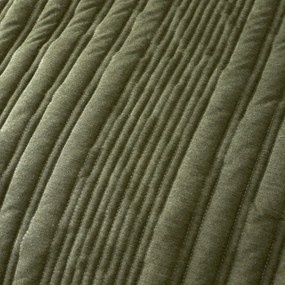 Khaki kétszemélyes-hosszabbított ágyneműhuzat 230x220 cm Tamba Stripe – Pineapple Elephant