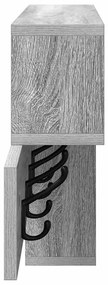 Fali Kabáthorog Szürke sonoma 100 x 12 x 43.5 cm Faanyag