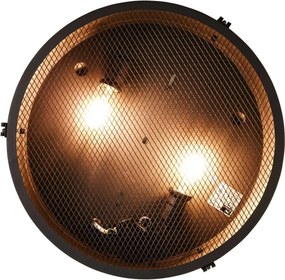 Brilliant - Mennyezeti lámpa ZOIS 2xE27/28W/230V átm. 42 cm fekete