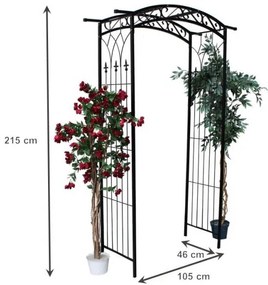 Kerti pergola 105 x 46 x 215 cm
