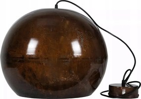 Lámpa Függő Gömb Loft Stílus Rozsdabarna átm. 45cm
