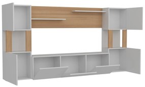 Nappali fal Loreena (fehér + teak)  . 1102294