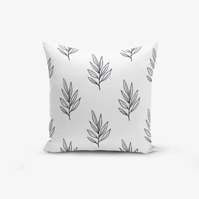 White Leaf pamutkeverék párnahuzat, 45 x 45 cm - Minimalist Cushion Covers