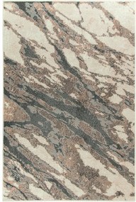 160x225 cm Pasztell Nappali Szőnyeg Rózsaszín-szürke