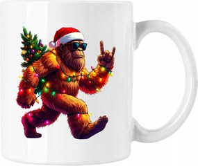 Yeti Karácsonyi Rock Bögre Fehér 330ml