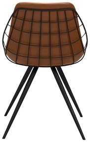 Sway barna műbőr étkezőszék - DAN-FORM Denmark