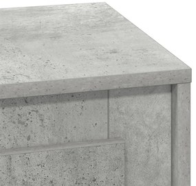 Éjjeli Asztal LED Fényekkel Betonszürke 44x34,5x45 cm