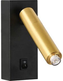 Brilagi - LED Fali spotlámpa MAYA 1xG9/7W/230V fekete/arany