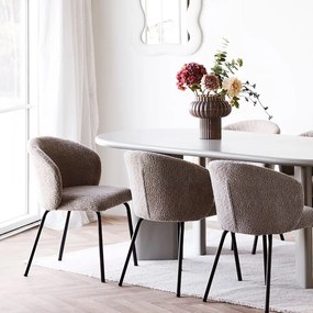 Barna üveg váza (magasság 27 cm) Celia – House Nordic