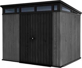 Kerti házikó Műanyag szerszámtároló 279x216 cm Abiko