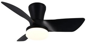 Fekete LED mennyezeti lámpa Randers – Trio