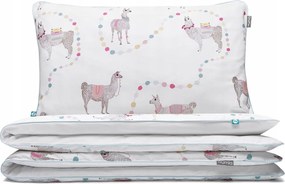 Láma ágyneműhuzat 160x200 cm 2x 60x50 cm Mumla