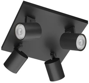 Philips - Spotlámpa RUNNER 4xGU10/20W/230V fekete