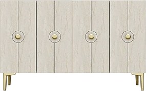 Enlem 120 - White, Travertine