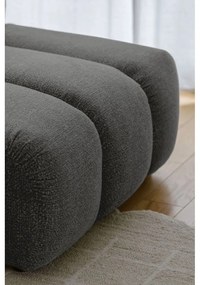 Szürke sarokkanapé (jobb oldali-heverő résszel) Shell – Miuform