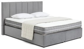 Szürke boxspring ágy 180x200 cm Olia Bold Line – Bonami Selection