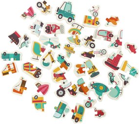 Puzzle egy dobozban járművek 24 rejtvények