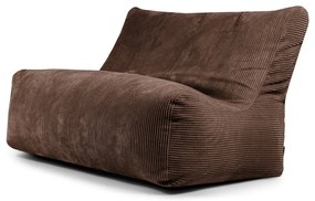 Sötétbarna kordbársony babzsákfotel Sofa Seat Lounge – SLOWDOWN