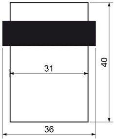 Ajtóütköző RDS.071, nikkel