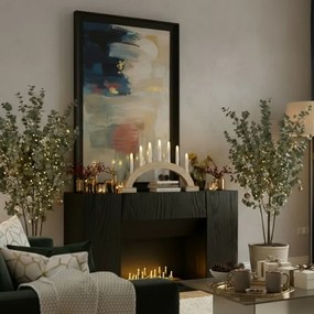 Brilagi - LED karácsonyi gyertyatartó 7xLED/2xAA 28x45 cm