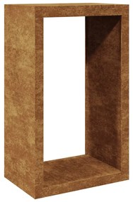 tűzifaállvány 60x40x100 cm időjárásálló acélból