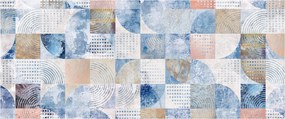 Kép - Geometrikus formák a falon (120x50 cm)