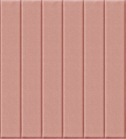 Hcs deco Öntapadós 3D dekoráció az ágy mögé, órózsaszín bársony