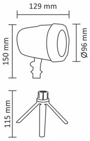 LED Kültéri lézer projektor LED/5W/230V IP44