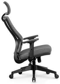 Ello ergonomikus szövet irodai forgószék deréktámasszal, fejtámasszal
