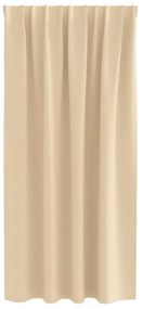 Függönyök függönyökkel 2 pcs Krém 175x140cm Poliészter