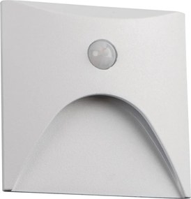 Kanlux 39129 - LED lépcsőlámpa érzékelővel EXIN 2,5W/230V 3000K IP65 fehér szögletes