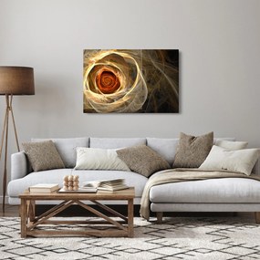 Kép - Absztrakt rózsák tüzes színekben (90x60 cm)
