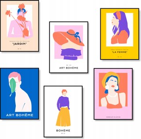 Színes Poszterek Poszter Szett Absztrakt Poszter 6 db A3 *Sok minta A3