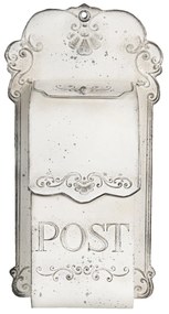 Vintage postaláda fehér Post