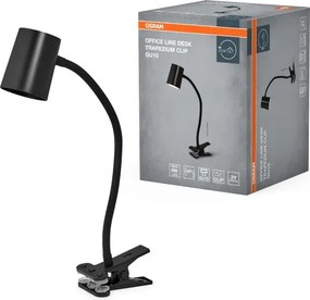 Osram - Csíptetős asztali lámpa DESK LINE 1xGU10/9W/230V fekete