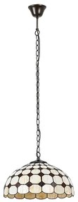 Brilagi - Tiffany vitrázs csillár láncon DORAN 2xE27/60W/230V