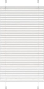 vidaXL pliszírozott redőny Fehér 80x150 cm szövetszélesség 79,4 cm
