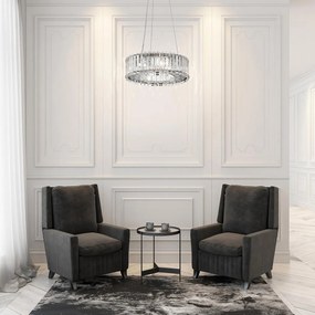 Kichler klasszikus LED függeszték crystal skye króm átlátszó elsklcrystalskyepa IP44
