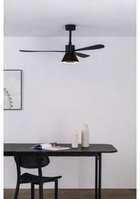 FARO 33761WT-23-LED Dimmelhető ventilátor AMELIA L CONE LED/20W/230V fekete átm. 132 cm WT +DO