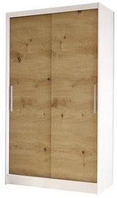 Ruhásszekrény Coletta I (fehér + artisan tölgy). 1047508
