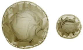 Világoszöld textil gyerek tárolódoboz szett 2 db-os ø 30x20 cm Bambie Olive – Lorena Canals