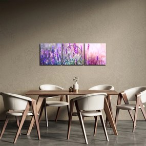 Kép - Levendula a csillogó napban (órával) (90x30 cm)
