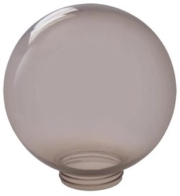 Csere füstszínű búra E27-es lámpákhoz, 20 cm átmérővel