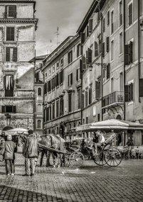 Poszter 21x29,7cm Utca Rómában, Assaf Frank