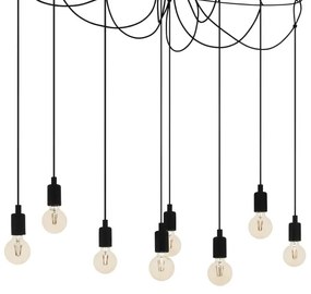 Eglo 43322 - Csillár zsinóron HOGSMILL 8xE27/40W/230V