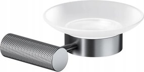 Cersanit fali szappantartó Zen fekete gun metal S951-896