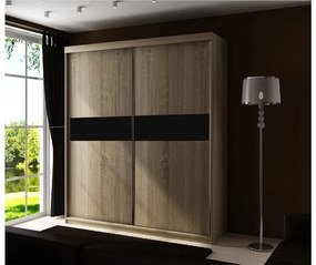 TALIA 4 tolóajtós szekrény, 150x200x62, sonoma tölgy